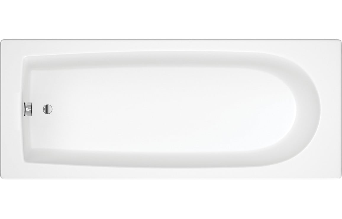 Delia Round Single Ended 1600x700x550mm 0TH Bath w/Legs