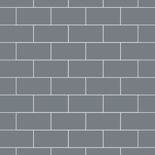 Multipanel Monument Grey Metro Tile Effect Shower Panels
