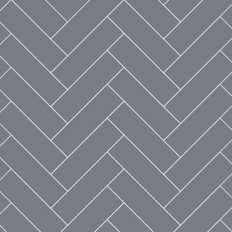 Multipanel Monument Grey Herringbone Tile Effect Shower Panels
