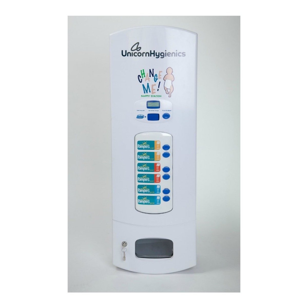 Nappies Machine Unicorn Hygienics Nappy Vending Machine – Simco Direct
