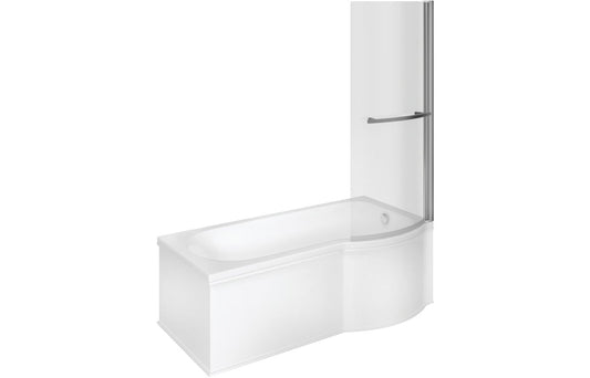 Sloan P Shape 1700x850x560mm 0TH Bath w/Legs (RH)