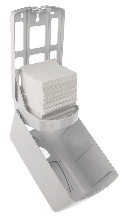 Internal Image PlastiQline Multiflat Toilet Tissue Dispenser White