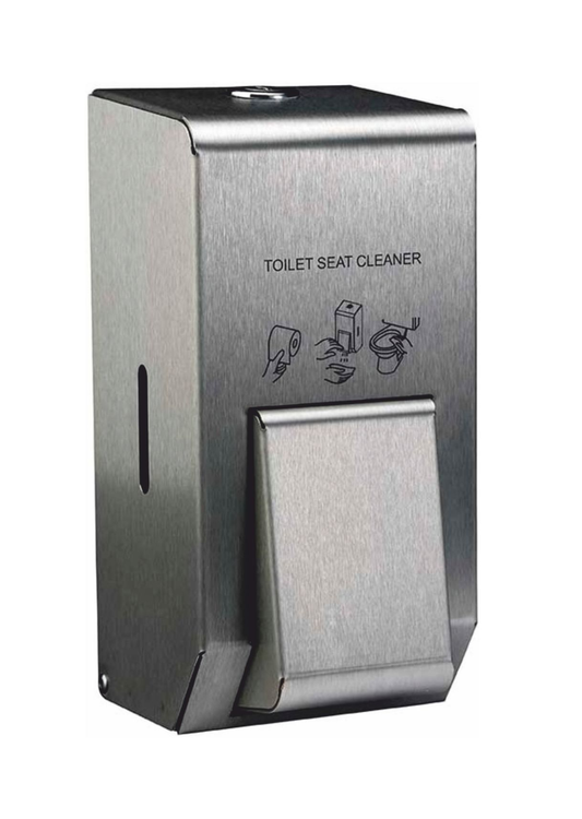 Synergise Toilet Seat Sanitiser Dispenser 400ml Brushed Satin
