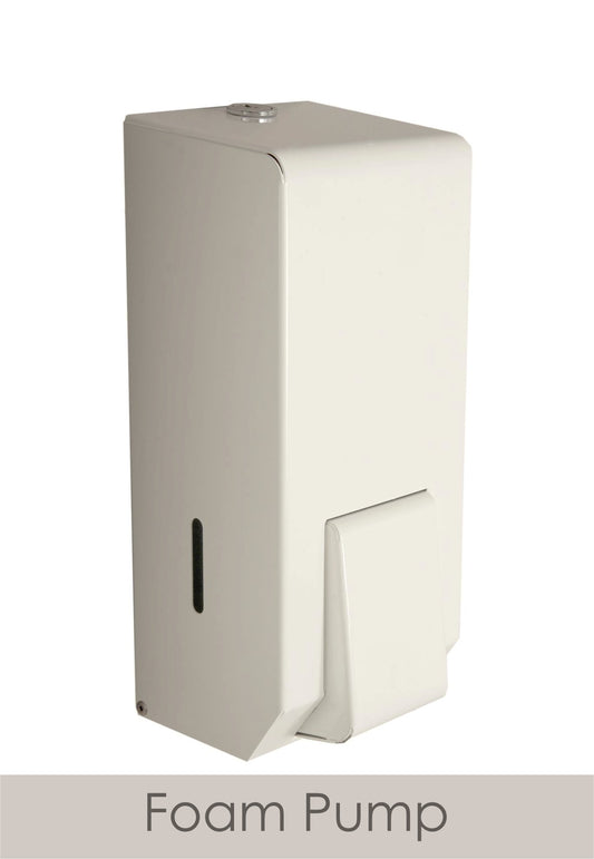 Synergise Foam Soap Dispenser 900ml White Metal
