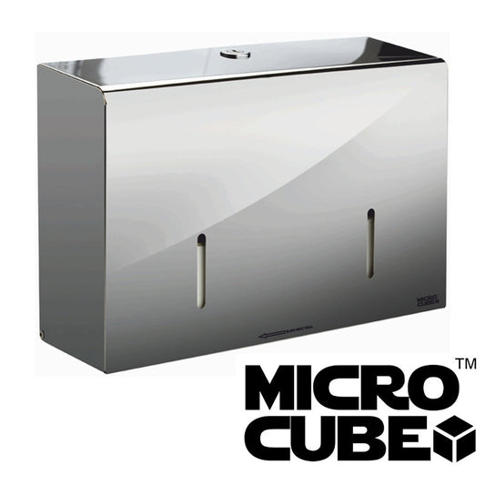 Synergise Polished 6" Twin Micro Jumbo Dispenser