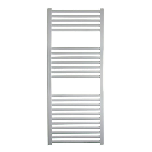 Platinum White Dual Fuel Curved Towel Radiator