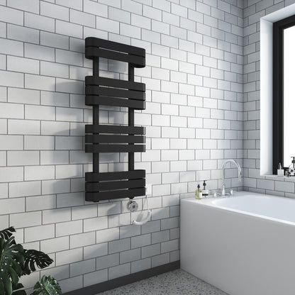 Electric Oasis Towel Radiator
1200mm Height
Black