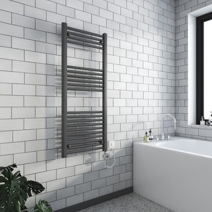 Electric Detroit Chrome Towel Radiator
Anthracite 
1200mm Height 