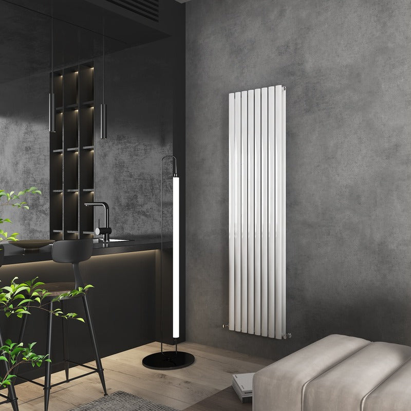 Nirvana Designer Vertical Double Radiator
White
Angled 