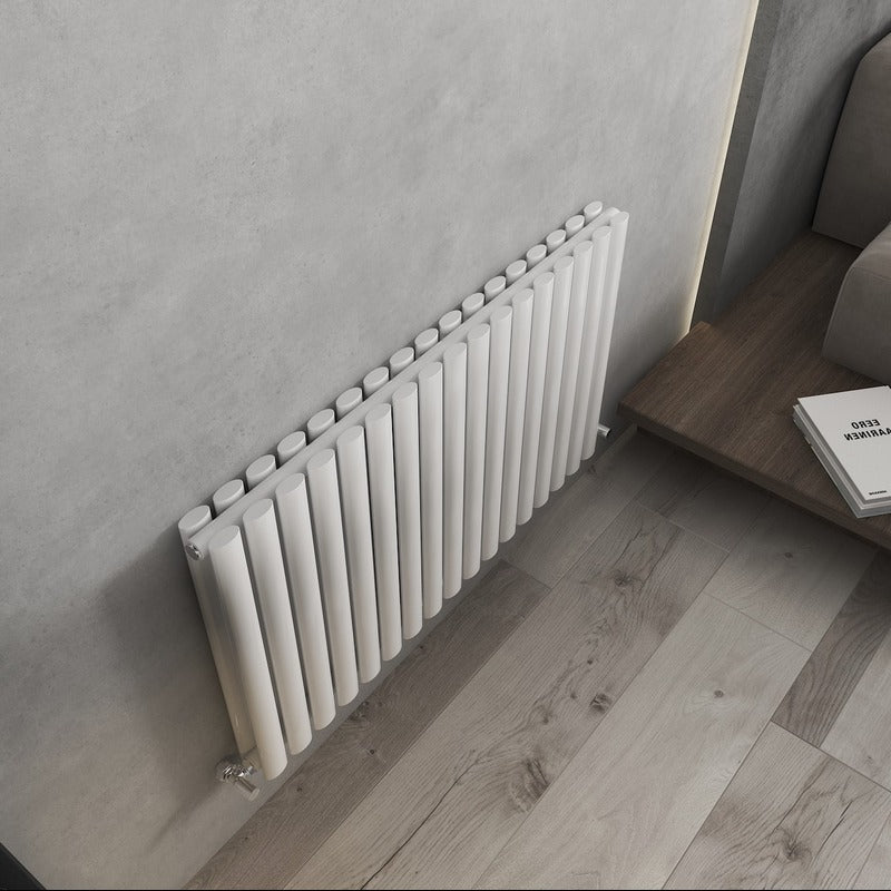 Nirvana Designer Vertical Double Radiator
White
Angled 