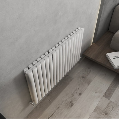 Nirvana Designer Vertical Double Radiator
White
Angled 