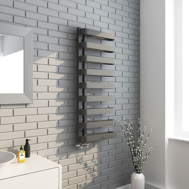Luxe Towel Radiator
Anthracite 
Angled
