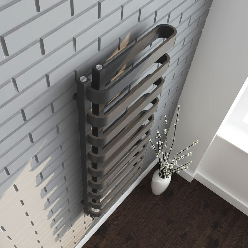 Luxe Towel Radiator
Anthracite 
Birdseye View