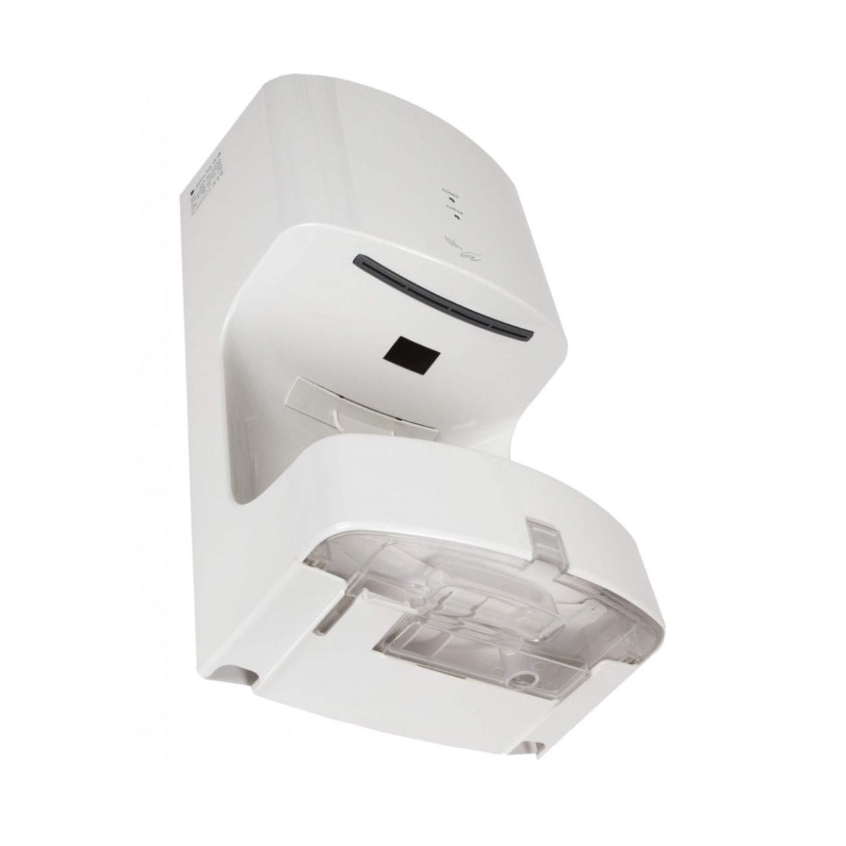 Qbic Mini-Blade Toilet Hand Dryer White Base