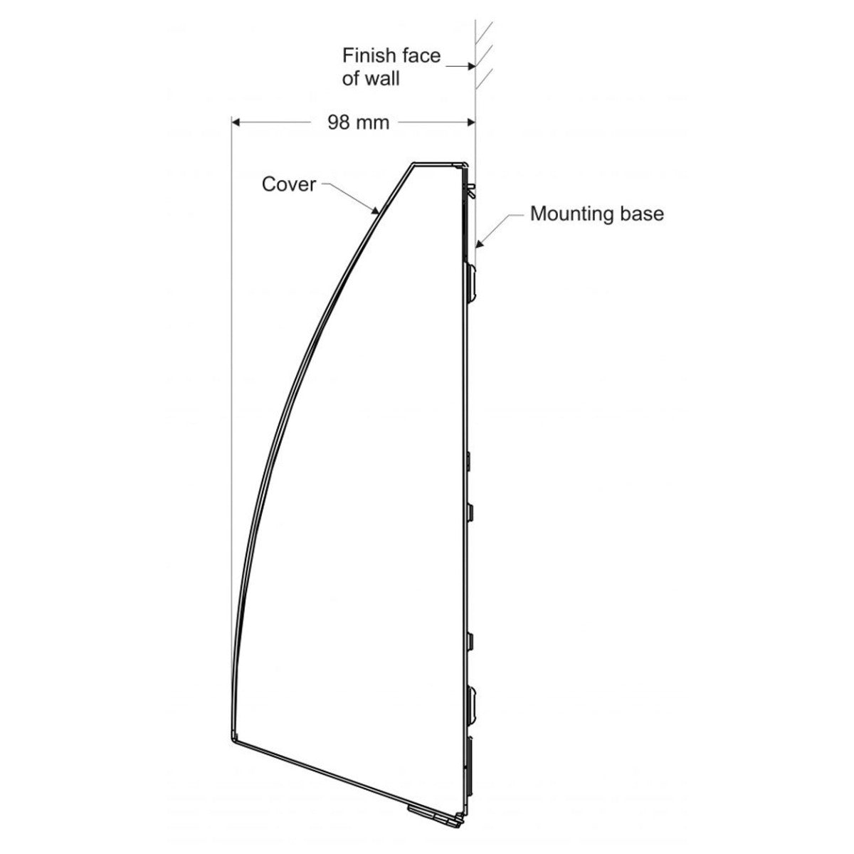AirDri Quantum Hand Dryer Drawing