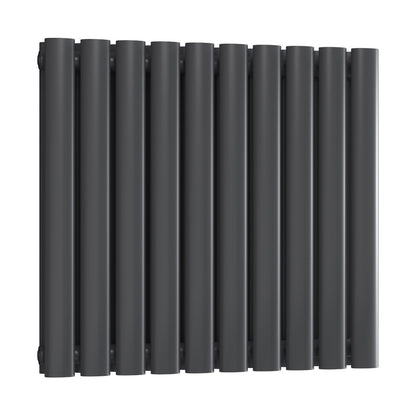 Reina Neval Horizontal Double Radiator Anthracite 600mm x 581mm