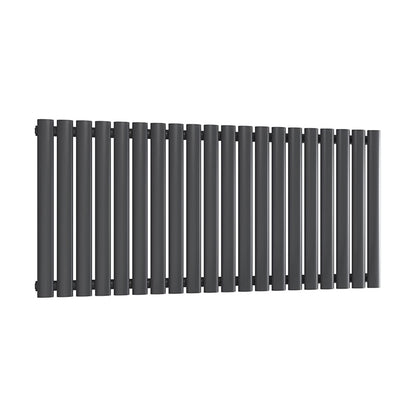 Reina Neval Horizontal Single Radiator Anthracite 600mm x 1171mm
