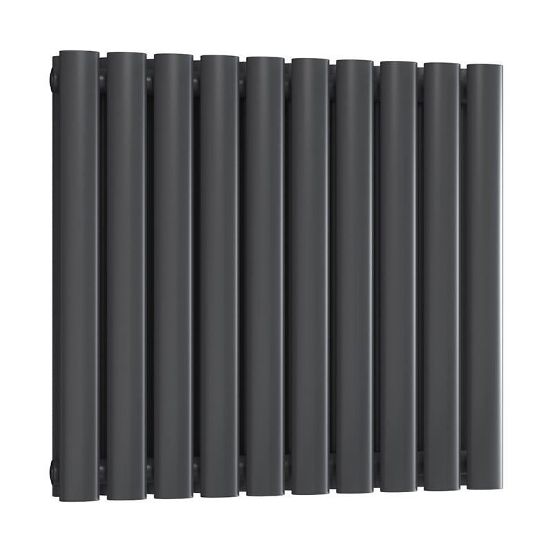Reina Neval Horizontal Single Radiator Anthracite 600mm x 581mm
