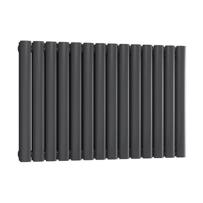 Reina Neval Horizontal Single Radiator Anthracite 600mm x 817mm
