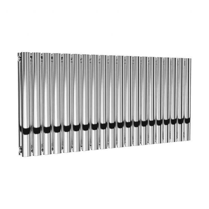 Reina Neval Horizontal Double Radiator Polished Chrome 600mm x 1171mm