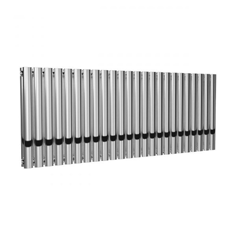 Reina Neval Horizontal Double Radiator Polished Chrome 600mm x 1407mm