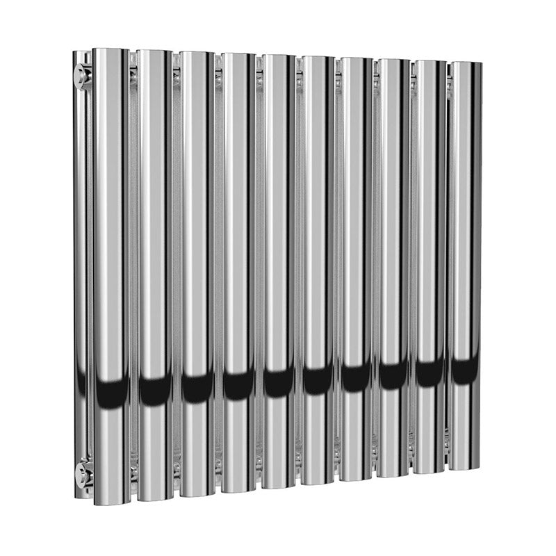 Reina Neval Horizontal Double Radiator Polished Chrome 600mm x 581mm