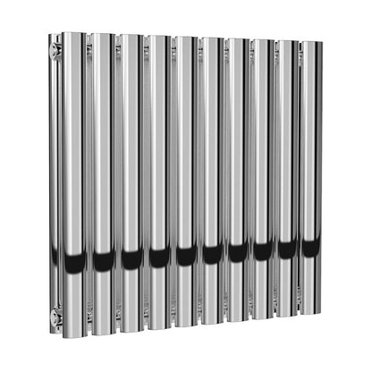 Reina Neval Horizontal Double Radiator Polished Chrome 600mm x 581mm