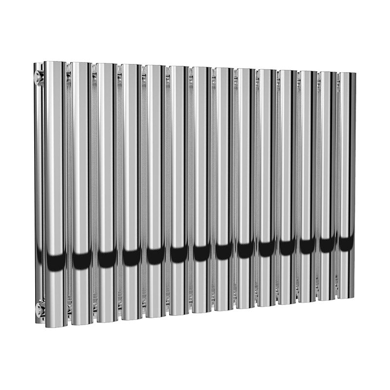 Reina Neval Horizontal Double Radiator Polished Chrome 600mm x 817mm