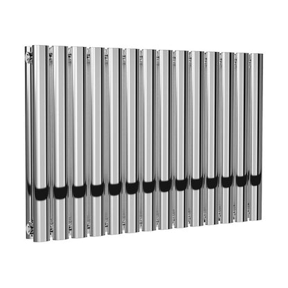 Reina Neval Horizontal Double Radiator Polished Chrome 600mm x 817mm