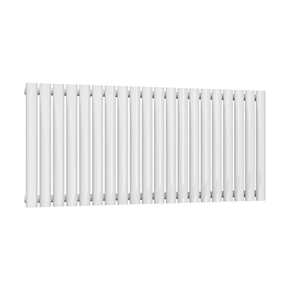 Reina Neval Horizontal Single Radiator White 600mm x 1171mm
