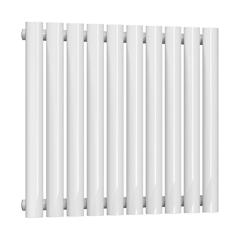 Reina Neval Horizontal Single Radiator White 600mm x 581mm
