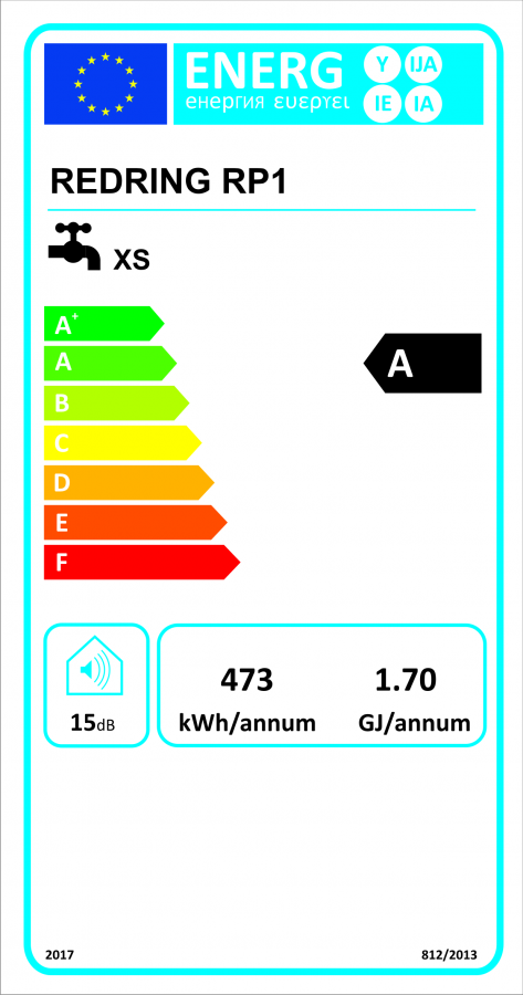 RP1-4 instant water heater power rating