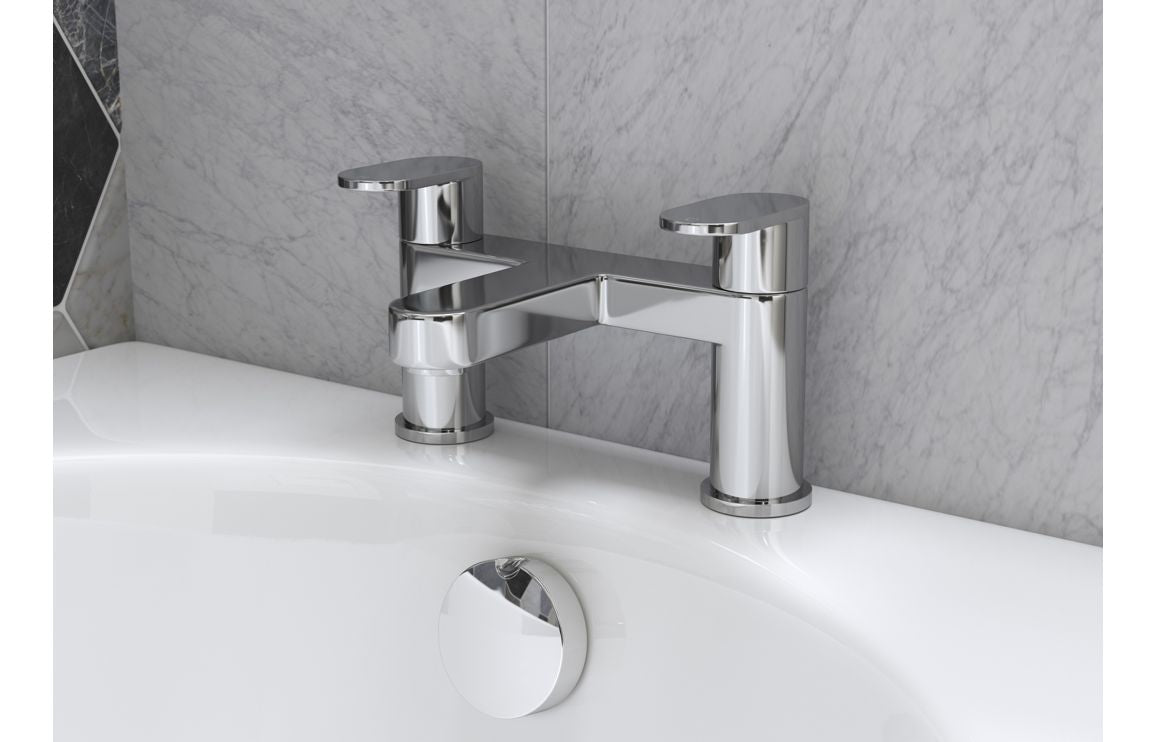 Lumos Bath/Shower Mixer & Bracket - Chrome