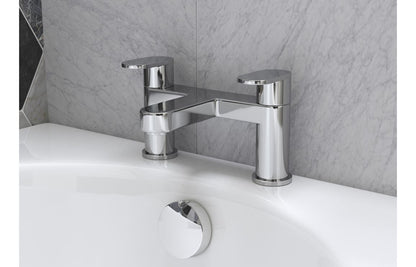 Lumos Bath/Shower Mixer & Bracket - Chrome