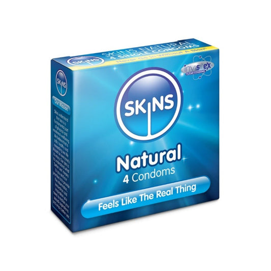 Skins Condoms Natural 4 Condom Pack