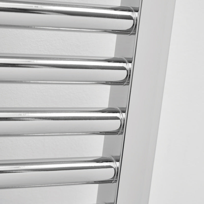 Strive Designer Towel Radiator 
Chrome 
Close up 