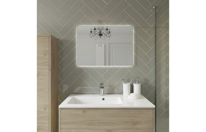 Palas 600mm Floor Standing WC Unit - Havana Oak