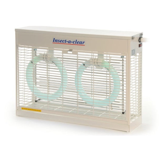 T100 Fly Killer in White with Shatter Resistant Lamps