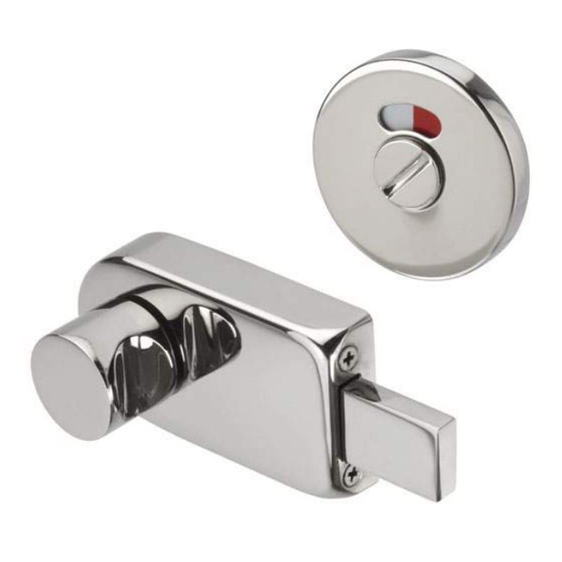 Indicator Bolt with Circle Turn Handle Polished Chrome
