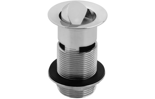 Slotted Flip Plug Basin Waste - Chrome