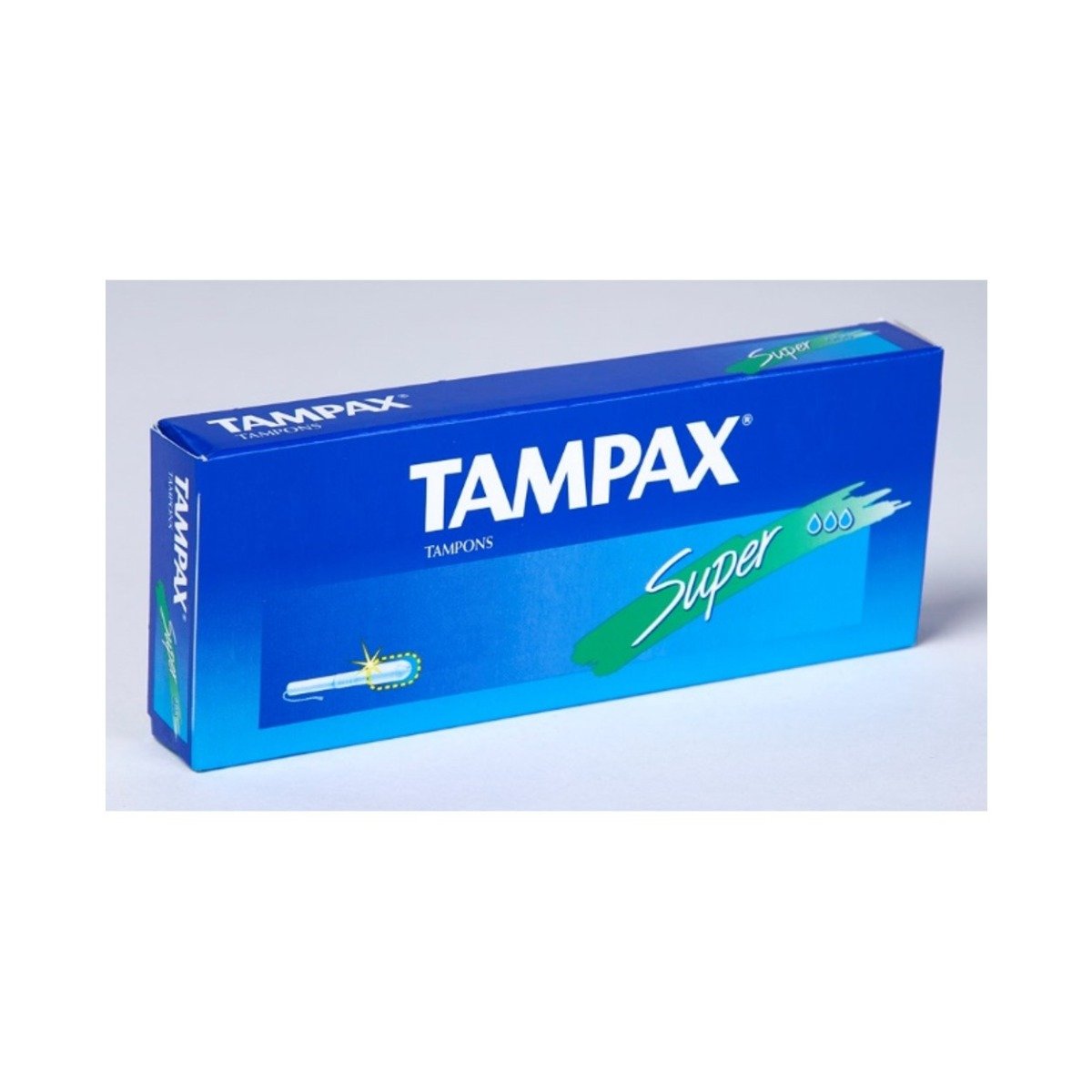 Tampax Super Tampons Box