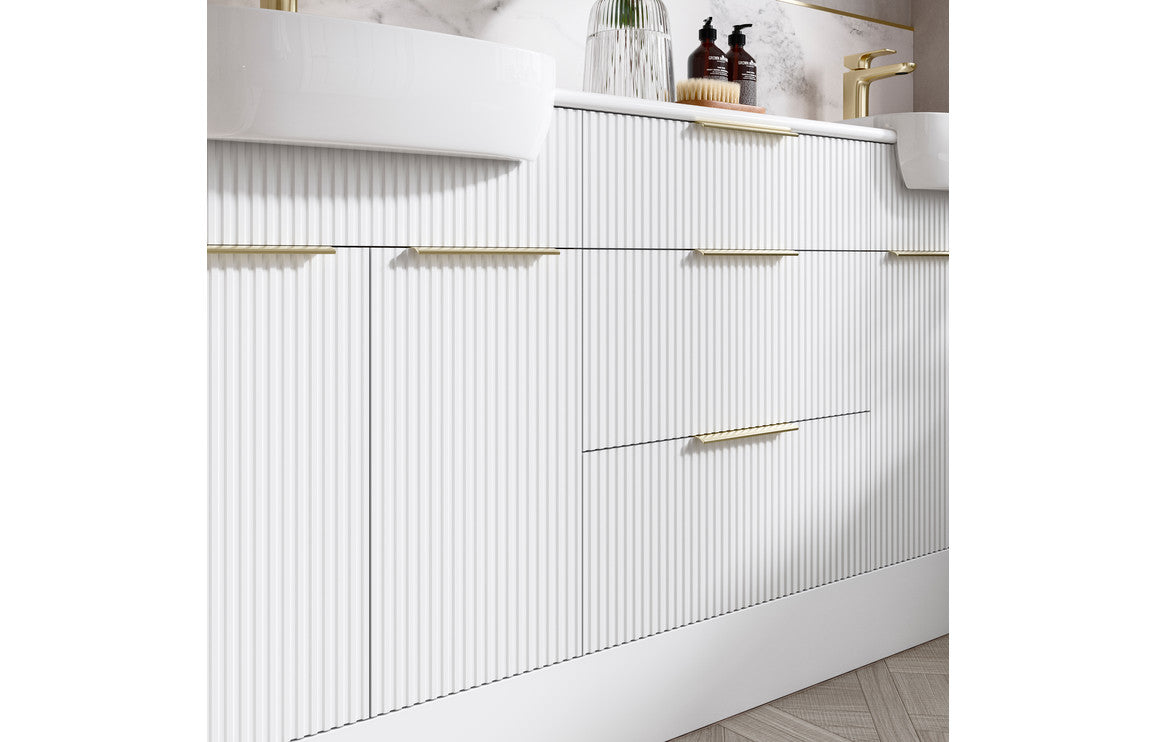 Tarak 300mm 3 Drawer Base Unit - Matt White