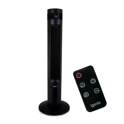 Igenix 43" Digital Tower Fan Black