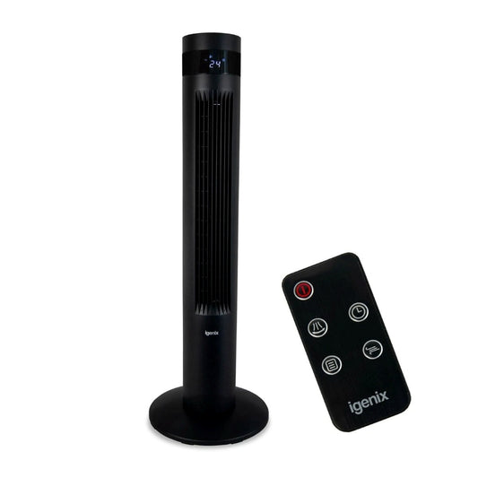 Igenix 43" Digital Tower Fan Black