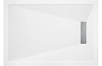 25mm Linear 1600x800mm Slim Rectangular Tray & Waste