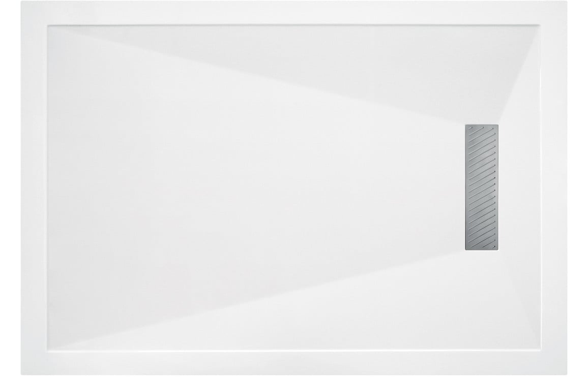 25mm Linear 1100x800mm Slim Rectangular Tray & Waste