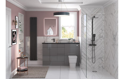 Venus 500mm WC Unit - Onyx Grey Gloss