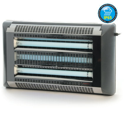 Vulcan IP65 Fly Killer in Stainless Steel with Shatter Resistant Lamps