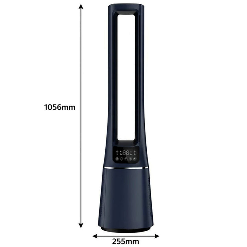 Midea Bladeless Fan with H13 HEPA Air Purifier & Wi-Fi Control Black