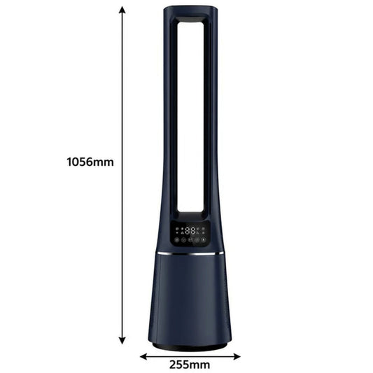 Midea Bladeless Fan with H13 HEPA Air Purifier & Wi-Fi Control Black